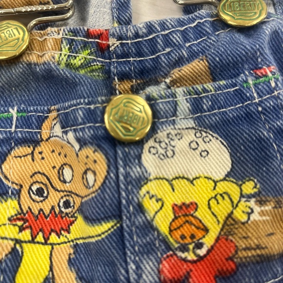 Vintage Liberty hee haw overalls size 6/9 - Picture 3 of 4